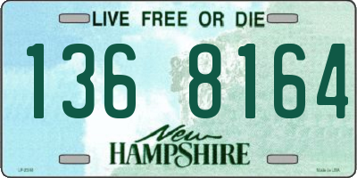 NH license plate 1368164