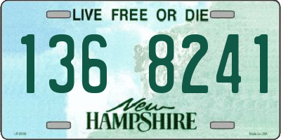 NH license plate 1368241