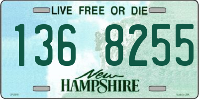 NH license plate 1368255