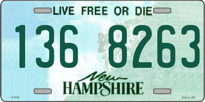 NH license plate 1368263