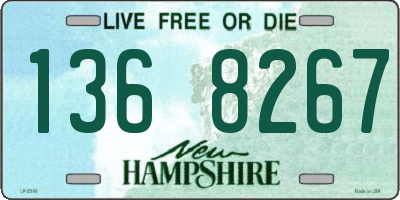 NH license plate 1368267