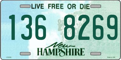 NH license plate 1368269