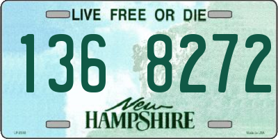 NH license plate 1368272