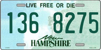 NH license plate 1368275