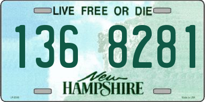 NH license plate 1368281