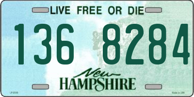 NH license plate 1368284
