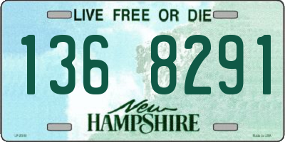 NH license plate 1368291