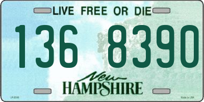 NH license plate 1368390