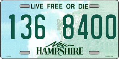NH license plate 1368400