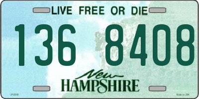 NH license plate 1368408