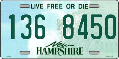 NH license plate 1368450