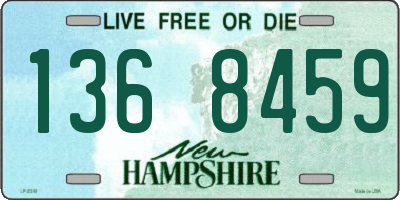 NH license plate 1368459