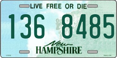 NH license plate 1368485