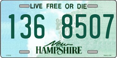 NH license plate 1368507