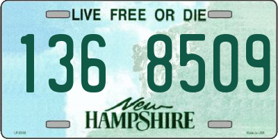 NH license plate 1368509