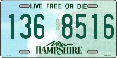 NH license plate 1368516