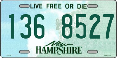 NH license plate 1368527