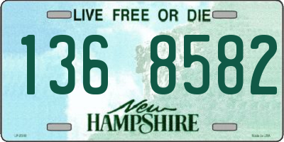 NH license plate 1368582