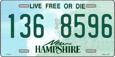 NH license plate 1368596