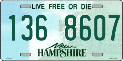 NH license plate 1368607