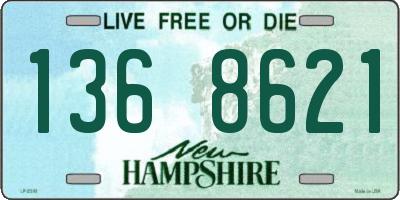 NH license plate 1368621