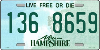 NH license plate 1368659