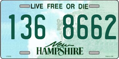 NH license plate 1368662