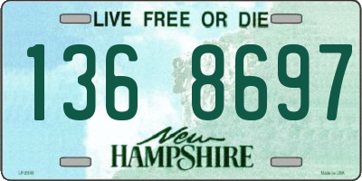 NH license plate 1368697