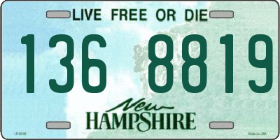 NH license plate 1368819