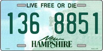 NH license plate 1368851