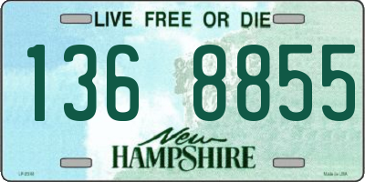 NH license plate 1368855