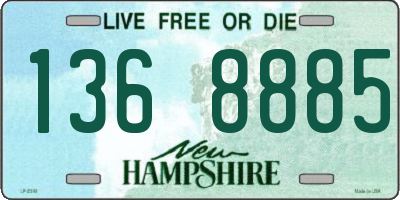 NH license plate 1368885