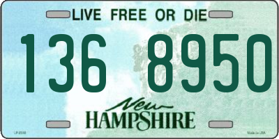 NH license plate 1368950