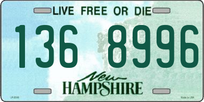 NH license plate 1368996