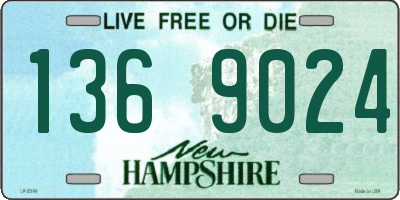 NH license plate 1369024