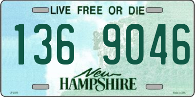 NH license plate 1369046