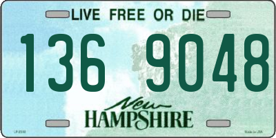 NH license plate 1369048