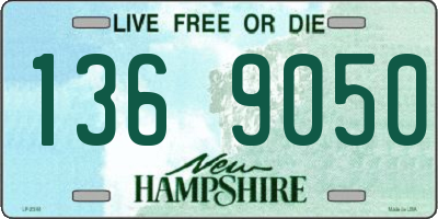 NH license plate 1369050