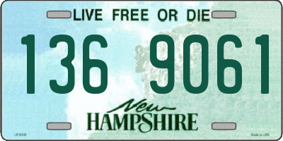 NH license plate 1369061