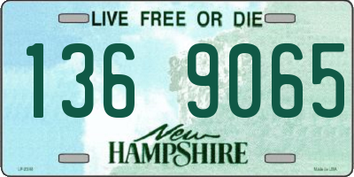 NH license plate 1369065