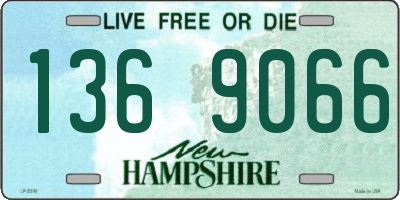 NH license plate 1369066