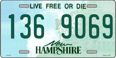 NH license plate 1369069