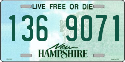 NH license plate 1369071