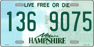 NH license plate 1369075