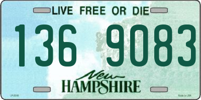 NH license plate 1369083