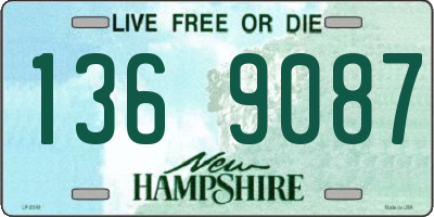 NH license plate 1369087