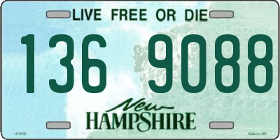 NH license plate 1369088