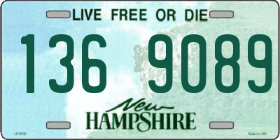NH license plate 1369089