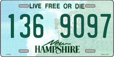 NH license plate 1369097
