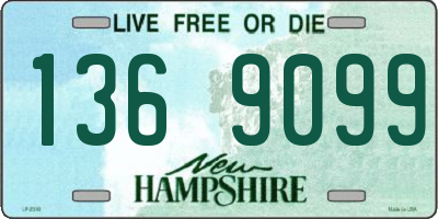 NH license plate 1369099
